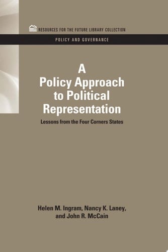 A Policy Approach to Political Representation Lessons from the Four Corners States