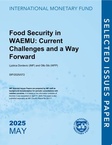Food Security in WAEMU Current Challenges and a Way Forward