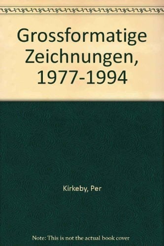 Grossformatige Zeichnungen, 1977-1994
