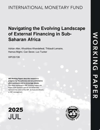Navigating the Evolving Landscape of External Financing in Sub-Saharan Africa