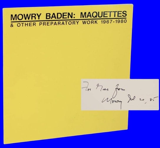 Mowry Baden Maquettes & Other Preparatory Work, 1967-1980