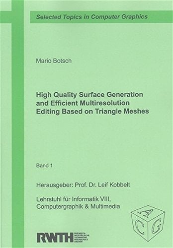 High Quality Surface Generation and Efficient Multiresolution Editing Based on Triangle Meshes