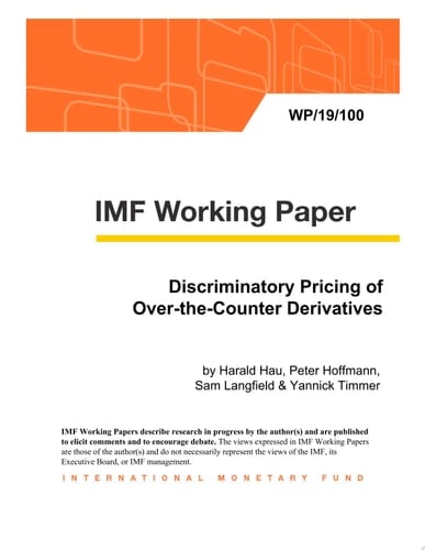 Discriminatory Pricing of Over-the-Counter Derivatives