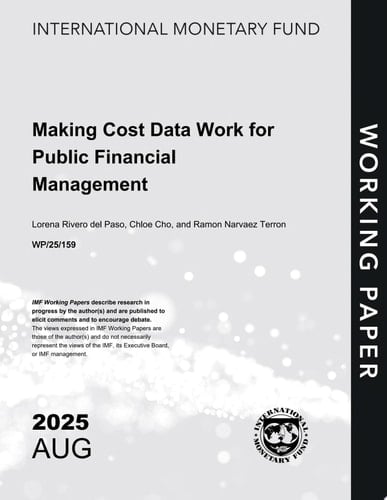 Making Cost Data Work for Public Financial Management