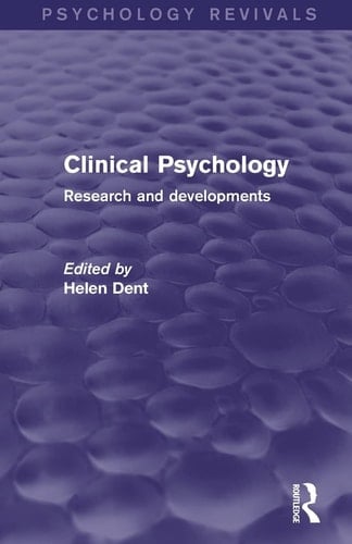 Clinical Psychology Research and Developments