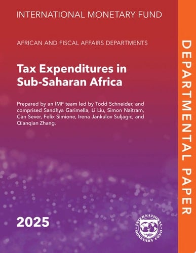 Tax Expenditures in Sub-Saharan Africa