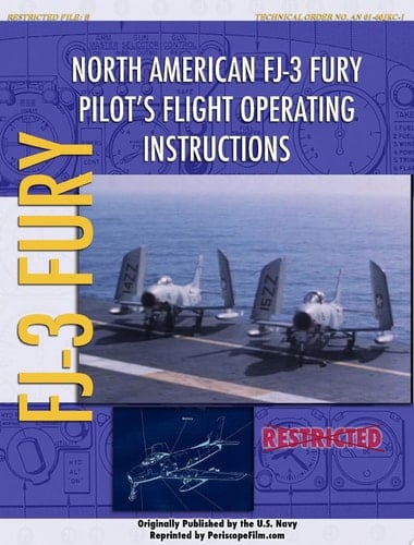 North American FJ-3 Fury Pilot's Flight Operating Instructions