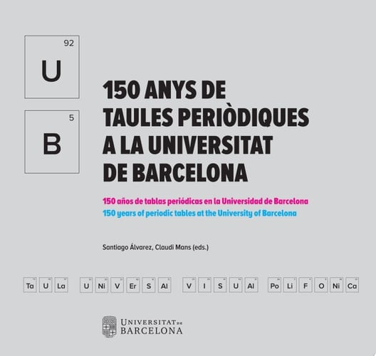 150 anys de taules periòdiques a la Universitat de Barcelona