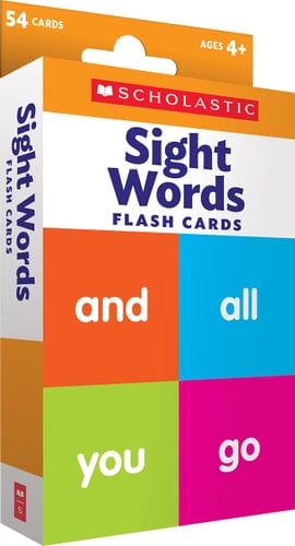 Sight Words Flash Cards: sight word cards and 4 activity cards