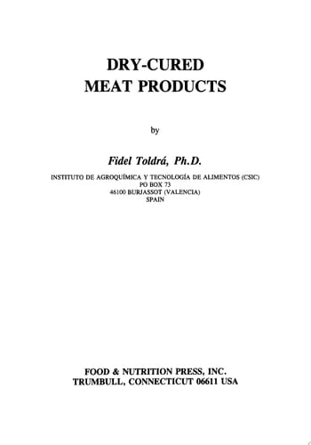 Dry-Cured Meat Products