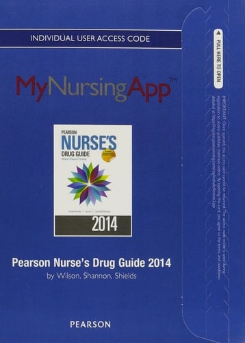 MyNursingApp -- Access Card -- for Pearson Nurse's Drug Guide 2014
