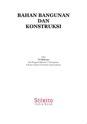 BAHAN BANGUNAN DAN KONSTRUKSI