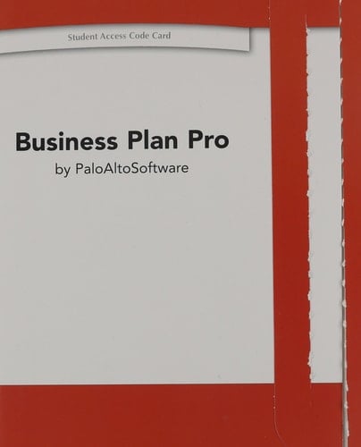 Business Plan Pro -- Access Code