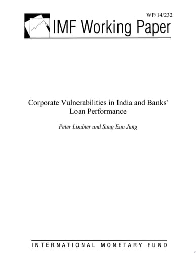 Corporate Vulnerabilities in India and Banks' Loan Performance