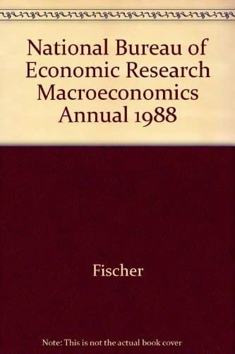 NBER Macroeconomics Annual 1988