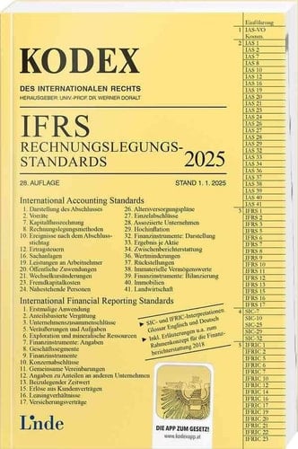 IFRS Rechnungslegungs-Standards 2025