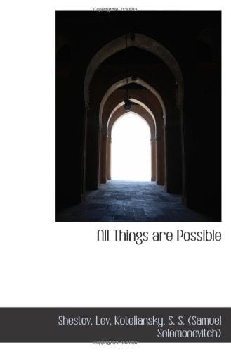 All Things are Possible