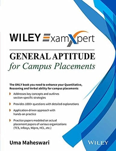 Wiley's ExamXpert General Aptitude for Campus Placements