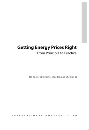 Getting Energy Prices Right From Principle to Practice