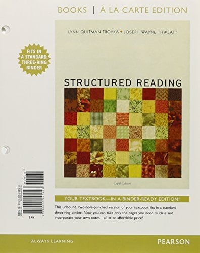 Structured Reading: Books a la Carte Edition