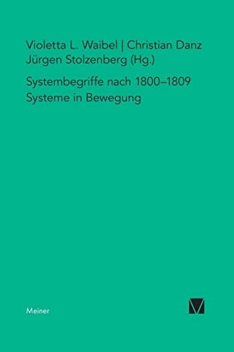 Systembegriffe um 1800-1809 Systeme in Bewegung