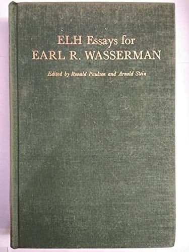 ELH Essays for Earl R. Wasserman