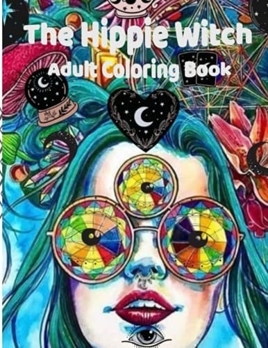 The Hippie Witch: Coloring Book for Adults