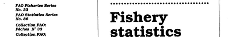 Yearbook of Fishery Statistics, 1987 Commodities
