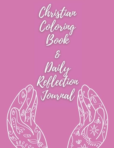 Christian Coloring Book: Beautiful illustrations with flowers, chandeliers and Jesus