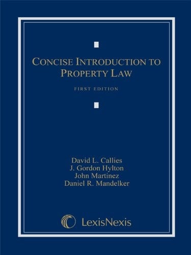 Concise Introduction to Property Law