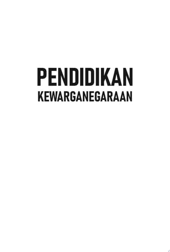 Pendidikan Kewarganegaraan