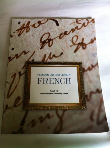 Pearson Custom Library French 112 Central Piedmont Community College (Paperback)