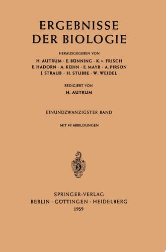 Ergebnisse der Biologie