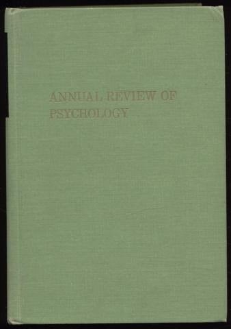 Annual Review of Psychology 1980. Vol. 31