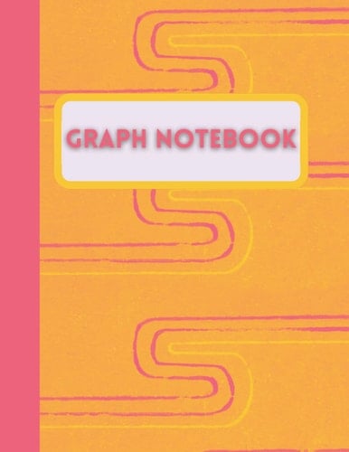 Graph Ruled Composition Notebook with Retro 70s Supergraphics Cover: Grid Paper Notebook, Wide Ruled, 120 pages, Large 8.5x11 with Vintage Supergraphics