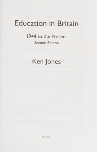 Education in Britain 1944 to the Present