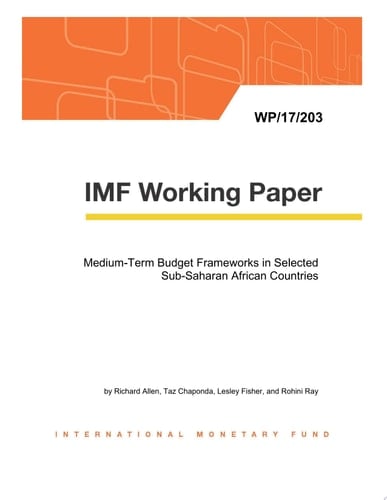 Medium-Term Budget Frameworks in Sub-Saharan African Countries
