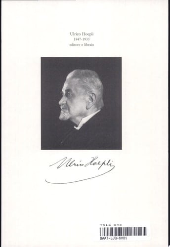 Ulrico Hoepli 1847-1935 editore e libraio