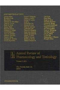 Annual Review of Pharmacology and Toxicology