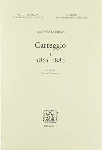 Carteggio: 1899-1904