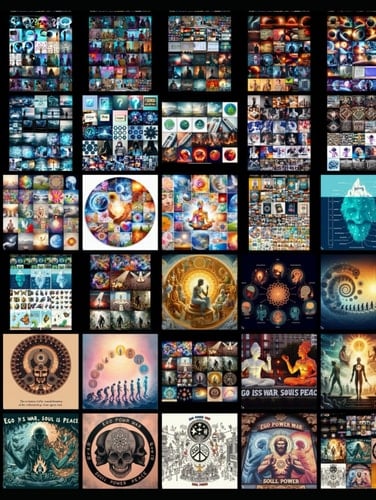 Die Reise vom Ego zur Seele in einem holistischen Universum: Die Rolle der Meditation, der Naturerfahrung und der Astronomie bei der Transformation ... TikTok Content dank ChatGPT) (German Edition)