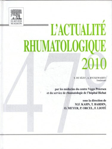 L'actualité rhumatologique 2010