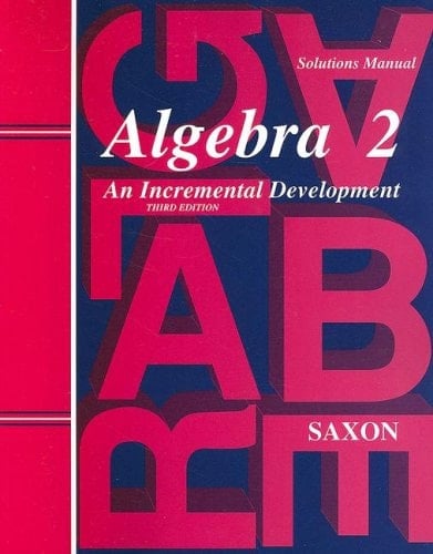 Algebra 2: Solutions Manual