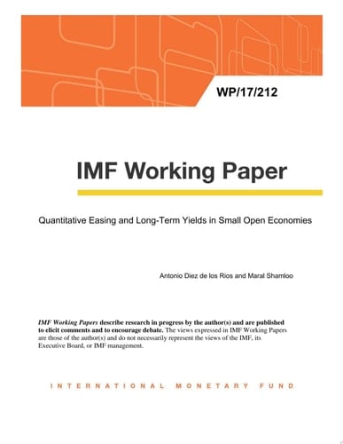 Quantitative Easing and Long-Term Yields in Small Open Economies