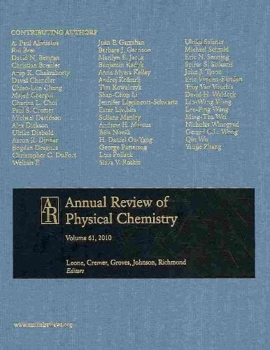 Annual Review of Physical Chemistry