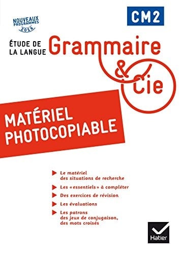 Grammaire & Cie CM2 Matériel photocopiable