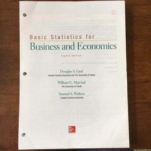 Basic Statistics for Business and Economics