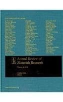 Annual Review of Materials Research