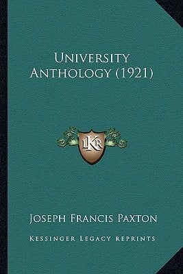 University Anthology (1921)