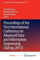Proceedings of the First International Conference on Advanced Data and Information Engineering (Daeng-2013)